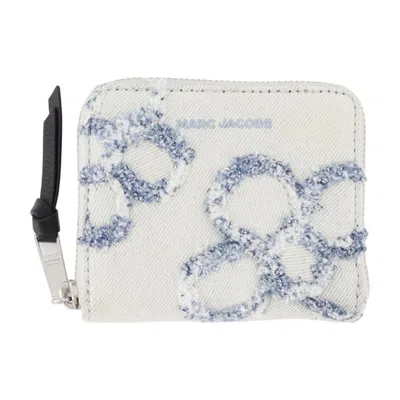 Marc Jacobs Cotton Compact Wallet In Red