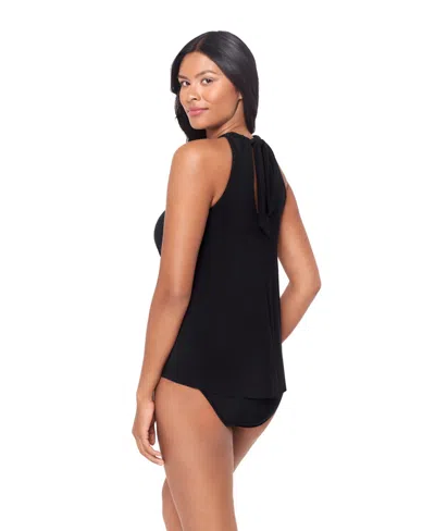 Magicsuit Solid Esme Tankini Top In Black