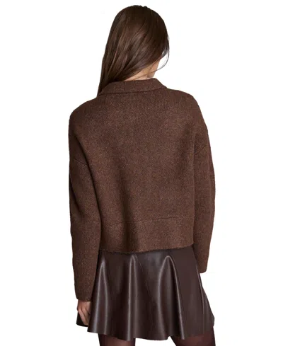 Kenneth Cole Utility Knit Jacket In Brown