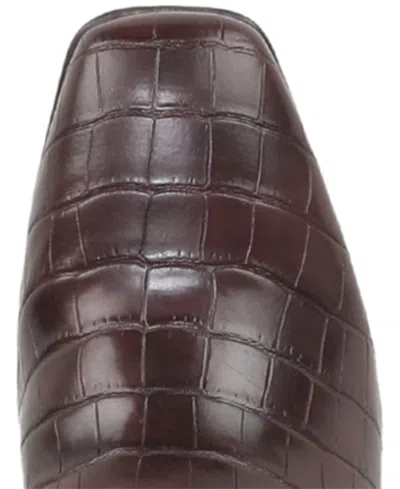 Naturalizer Extra Wide Width Nona Boot In Merlot Red Faux Leather