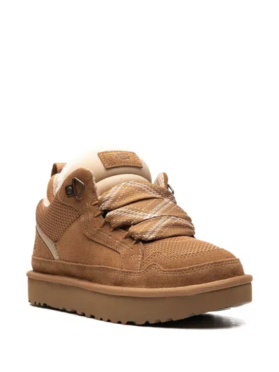 Ugg Stylish Boot-style Sneakers With Plush Lining In Brown
