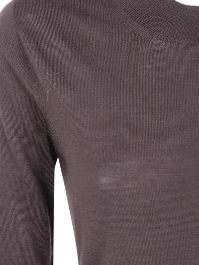D Exterior D. Exterior Sweater Basic Merino Round Neck In Blue