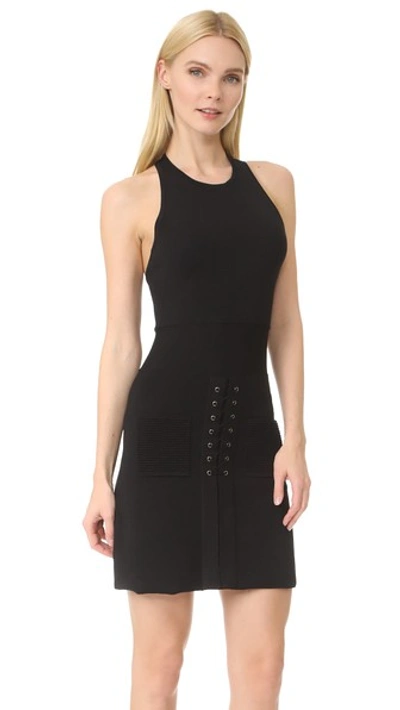 C/meo Collective Rebound Knit Dress In Black