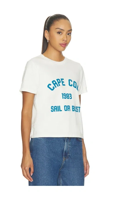 Departure Cape Cod 1983 Boxy Tee In White