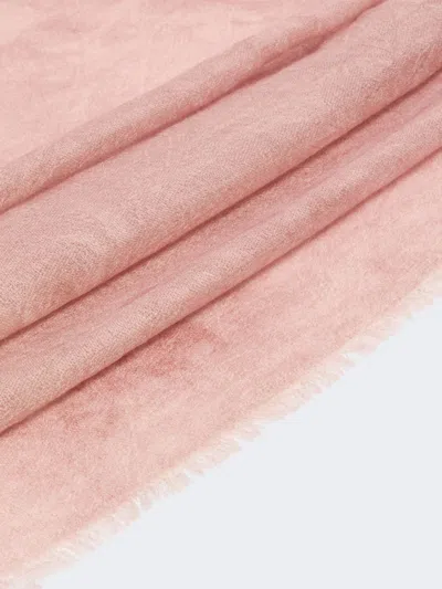 Weekend Max Mara Wool Shawl In Pink