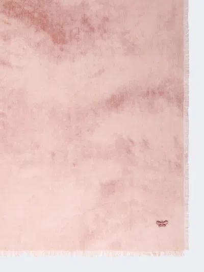 Weekend Max Mara Wool Shawl In Pink