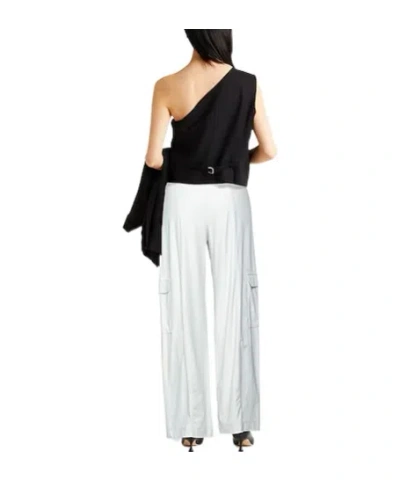 Max Mara Solid-color Cargo Pants In White