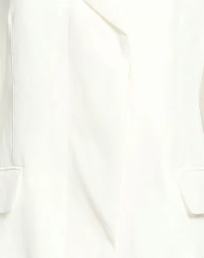 Sportmax Single-breasted Blazer In White