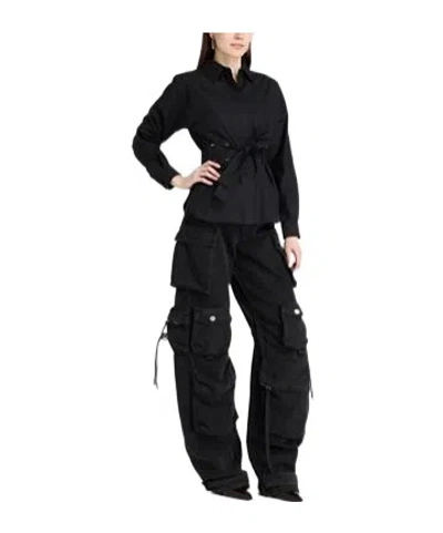 Max Mara Solid Color Shirt In Black