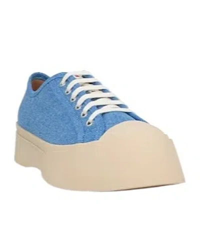 Marni Plain Colour Trainers In Blue