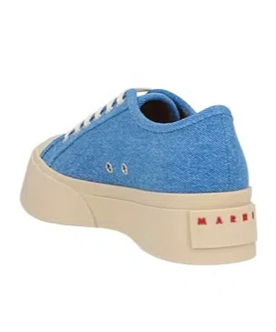 Marni Plain Colour Trainers In Blue