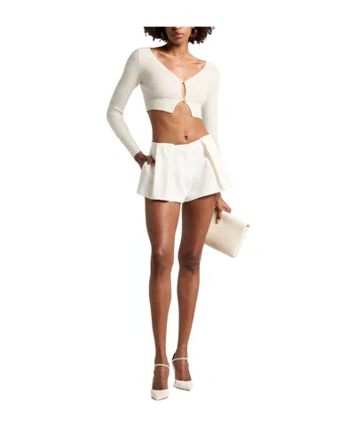 Jacquemus Solid Colour Shrugs In White