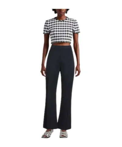 Weekend Max Mara Stretchy Bootcut Pants In Blue