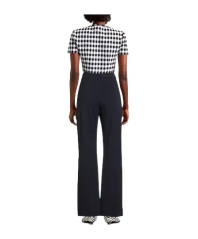 Weekend Max Mara Stretchy Bootcut Pants In Blue