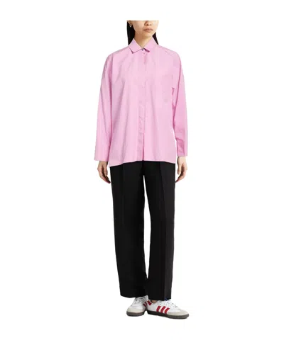 Max Mara Oversize Shirts In Pink