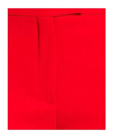 Max Mara Basic Conical Trousers In Red