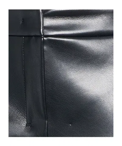Max Mara Solid Color Bootcut Pants In Black