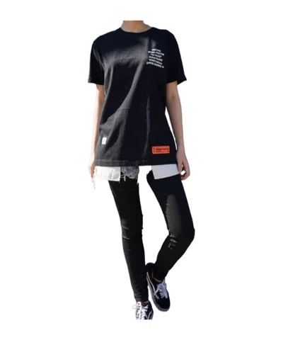Heron Preston Logo T-shirt In Black