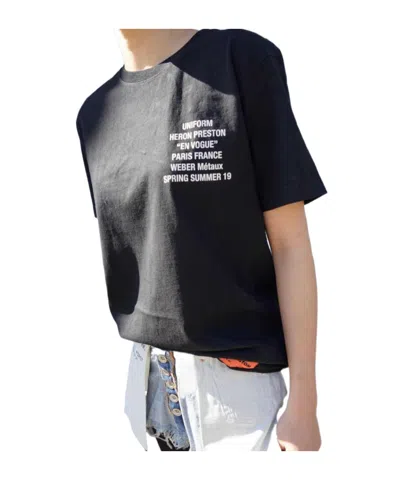 Heron Preston Logo T-shirt In Black