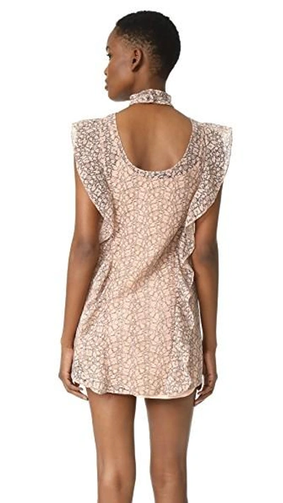 Shop Marissa Webb Alaina Lace Dress In Blush Shade