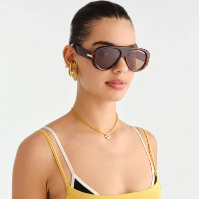 Le Specs Dream Boat In Brown