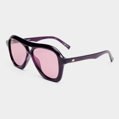 Le Specs Drizzle In Deep Plum