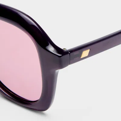 Le Specs Drizzle In Deep Plum