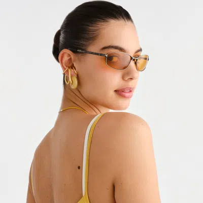 Le Specs Star Beam In Orange
