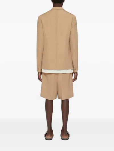 Givenchy Unconstructed Notch-lapel Jacket In Neutral