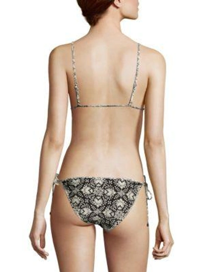Shop Zimmermann Divinity Ruffled Two-piece Triangle Bikini Set In Spliced