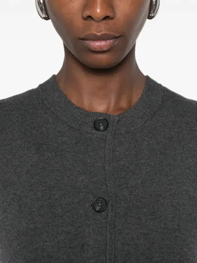 Yerse Button-front Gilet In Black