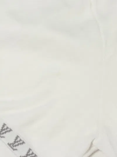 Pre-owned Louis Vuitton 2000s Logo-knit T-shirt In White