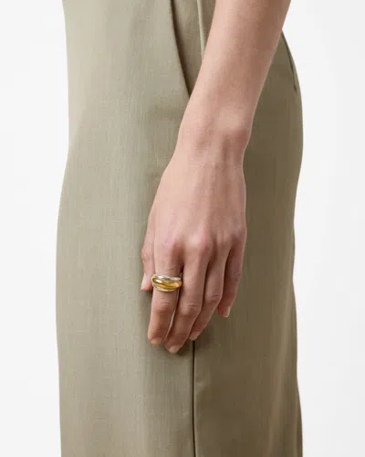 Lie Studio The Zoe Ring In Gold