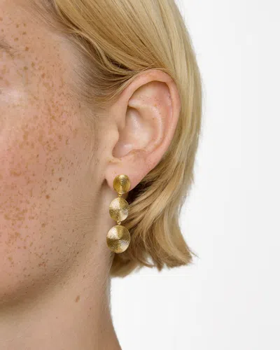 Lie Studio The Ruby Gold-plated Silver Earrings In Gold