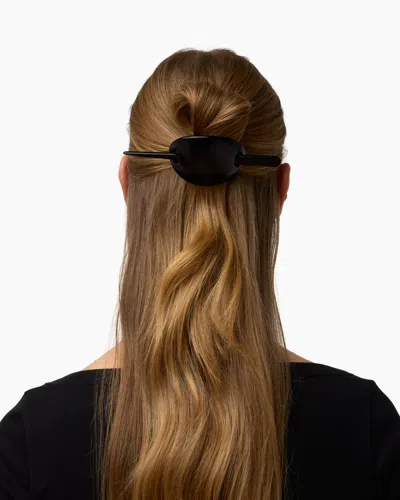 Lie Studio The Poppy Barrette In Black