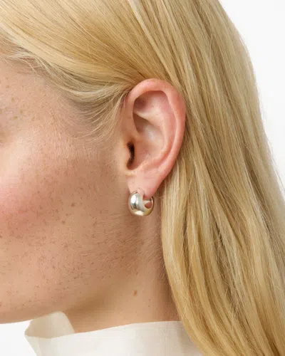 Lie Studio The Simone Earrings In Silver