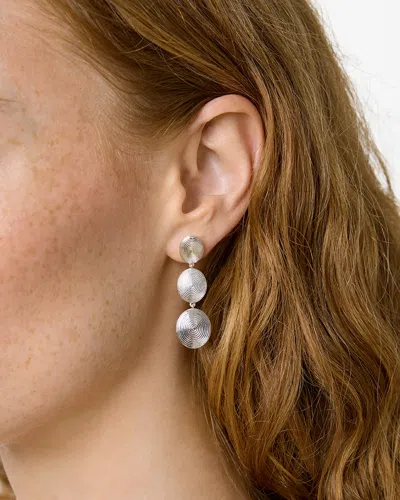 Lie Studio The Ruby Silver Earrings In Silver