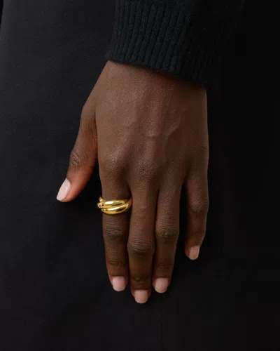 Lie Studio The Sofie Ring In Gold