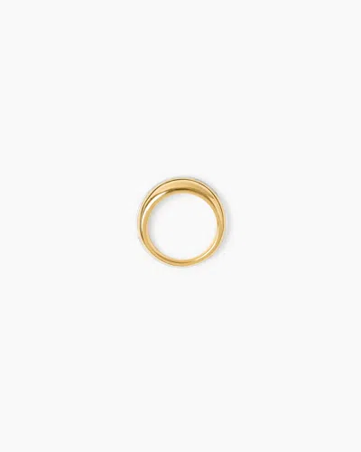 Lie Studio The Jill Ring In Gold