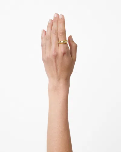 Lie Studio The Jill Ring In Gold