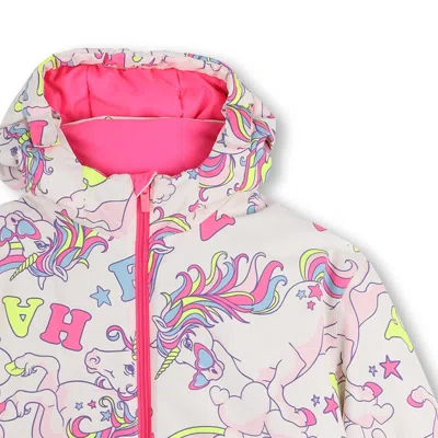 Billieblush Unicorn-patterned Padded Jacket In Multi