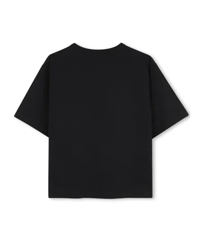 Lanvin Chevron-tape T-shirt In Black