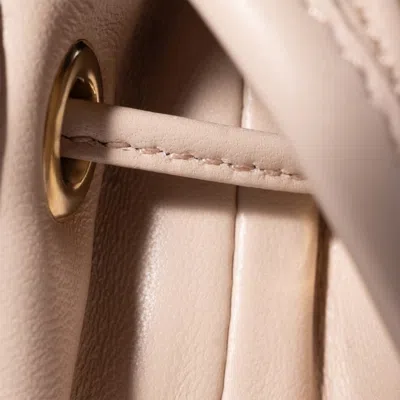 Miu Miu Logo Backpack In Pink