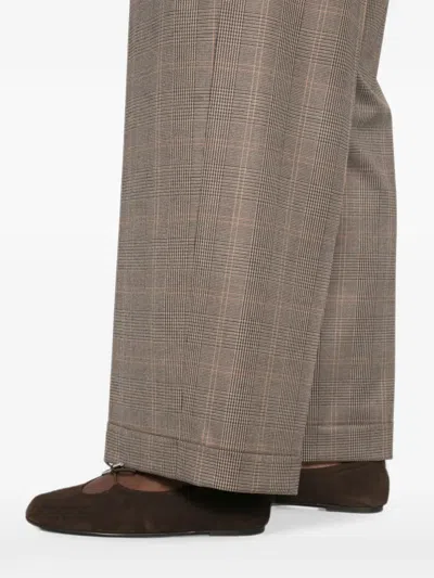 Rossi Nevin Check-pattern Wide-leg Trousers In Multi