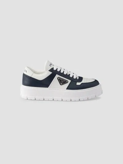 Prada Leather Sneakers In Multi
