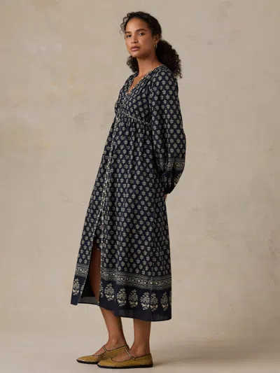 Faherty Maia Dress In Eclipse Blossom