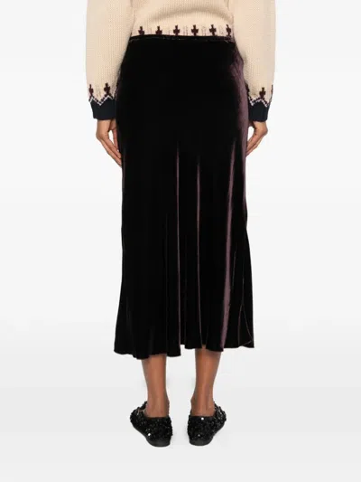 Forte Forte Drawstring Midi Skirt In Multi