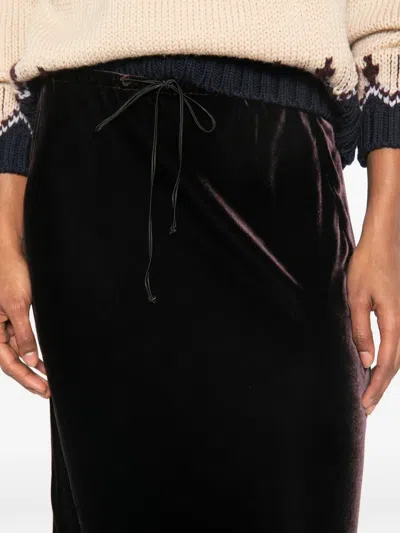 Forte Forte Drawstring Midi Skirt In Multi
