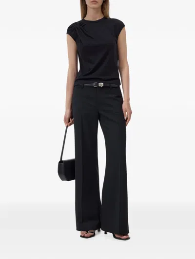 Closed Knotted-detail T-shirt In Black