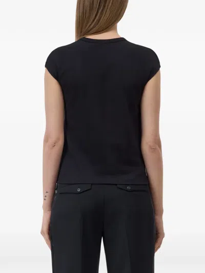 Closed Knotted-detail T-shirt In Black